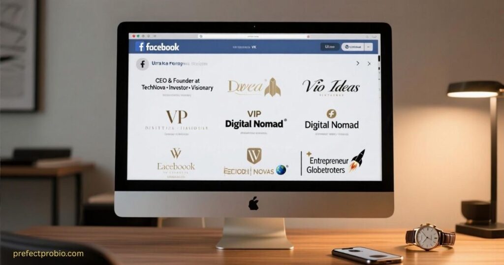 facebook-vip-bio-ideas