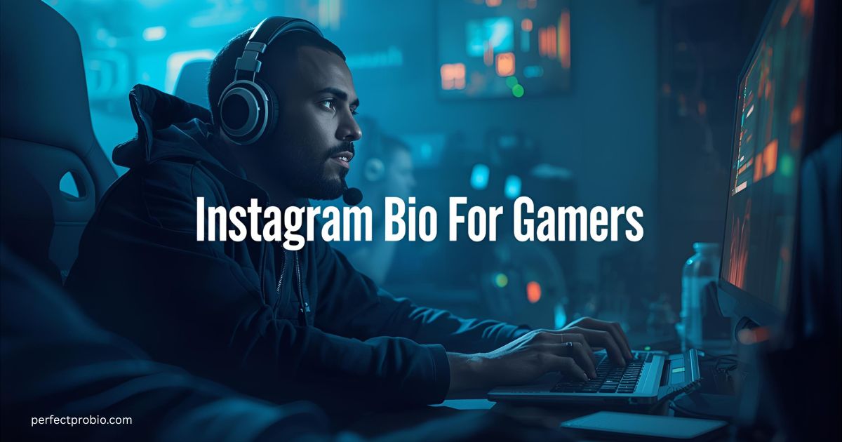 Gamer with headphones in neon setup playing PC game.