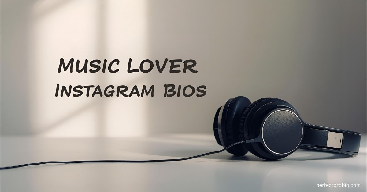 Person with headphones enjoying music, representing a music lover’s Instagram vibe.