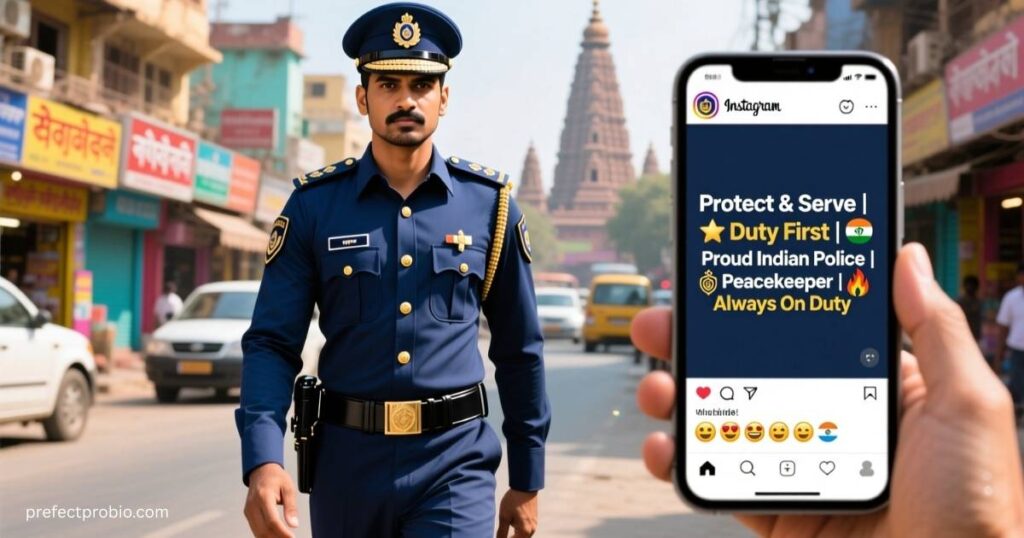 police-bio-for-instagram-with-emoji