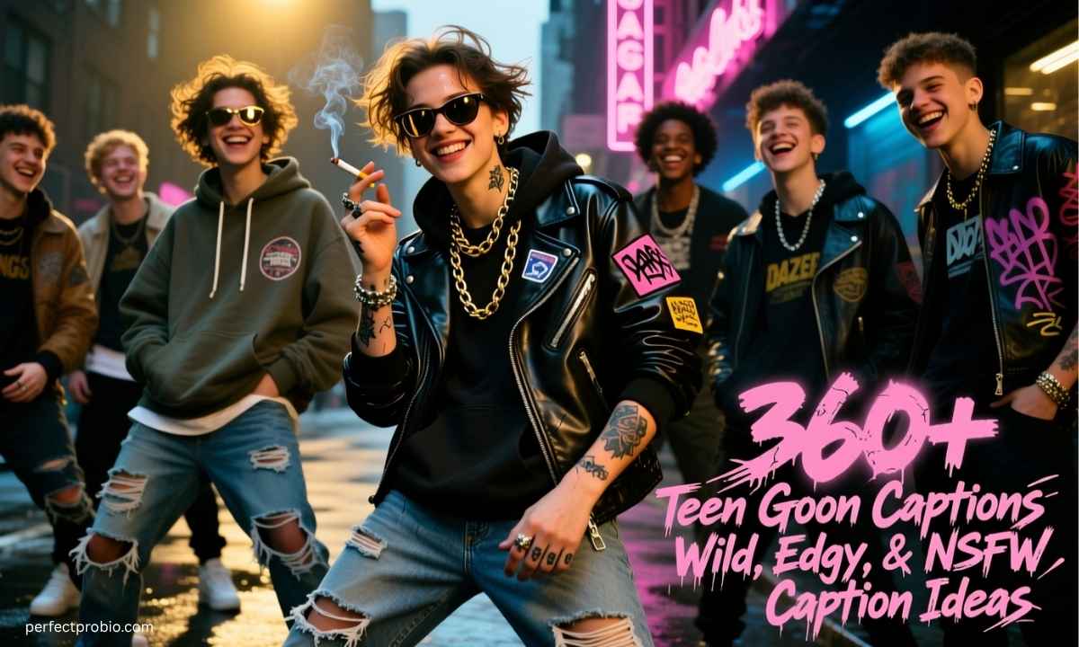 360+ Teen Goon Captions Wild, Edgy, & NSFW Caption Ideas