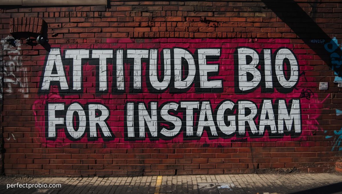 Confident girl in sunglasses showing bold attitude for Instagram bio theme.