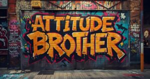 Brothers showing attitude for Instagram.