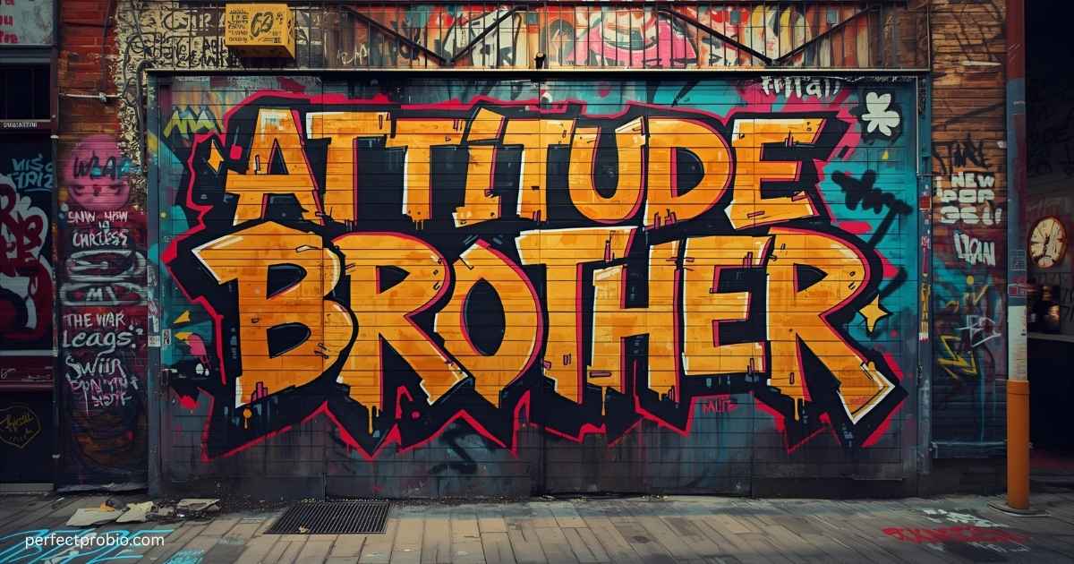 Brothers showing attitude for Instagram.
