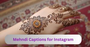 Hands with intricate mehndi design and jewelry.