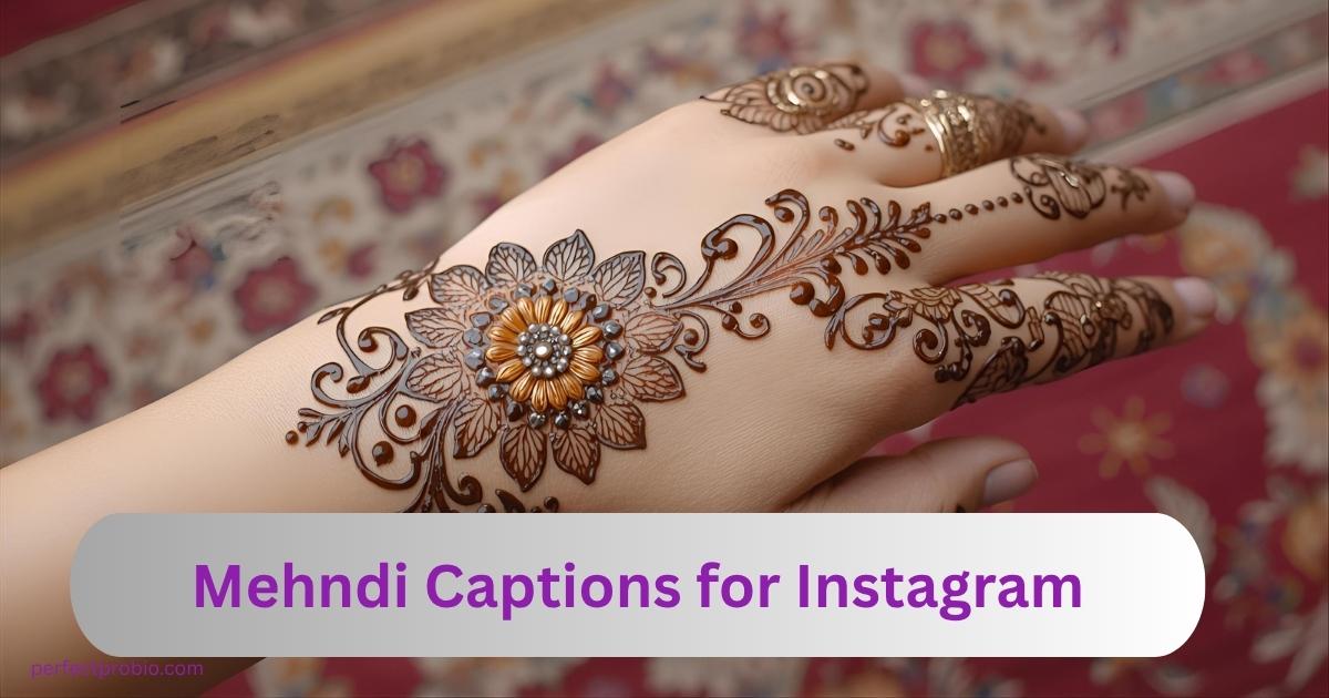 Hands with intricate mehndi design and jewelry.